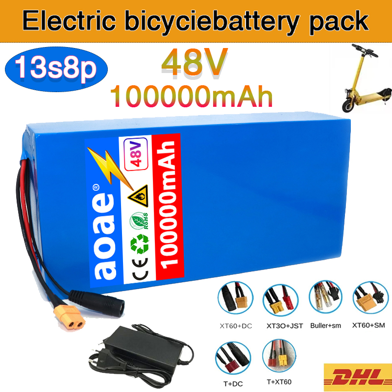 60V 50Ah Electric Scooter Battery - 13S8P 48V 100ah Lithium Battery Pack