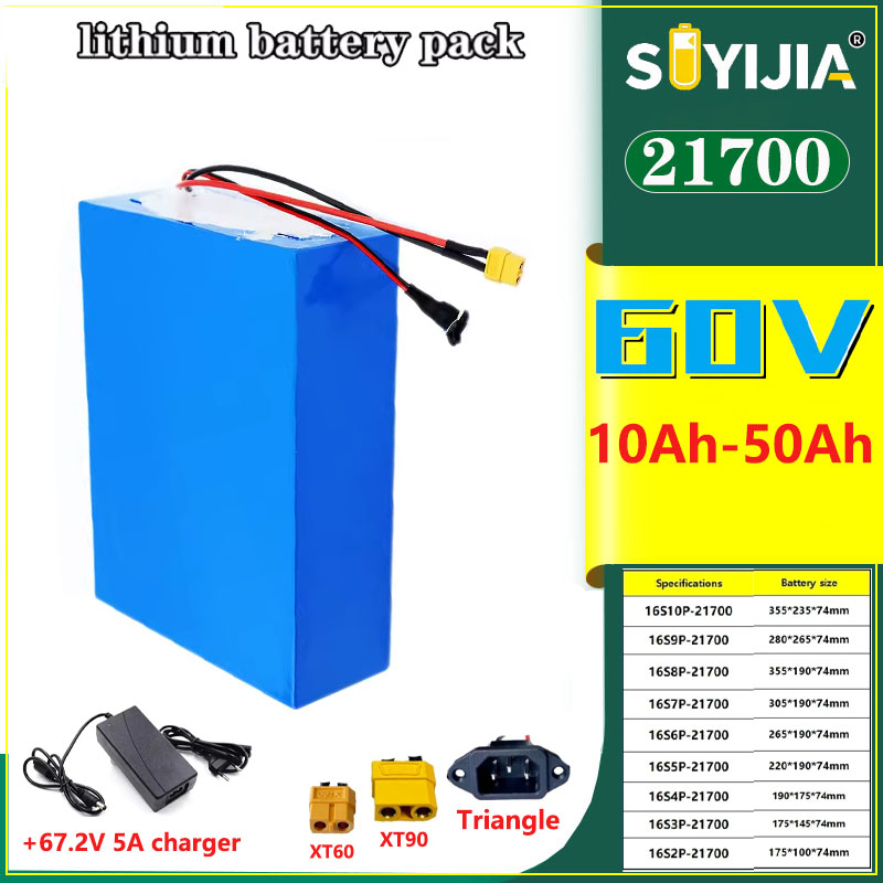 New 60V 50Ah 40Ah 30Ah 20Ah 15 - đánh giá và giá 60V 50Ah Electric Scooter Battery