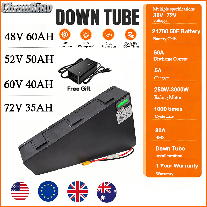 Electric Bicycle 60v 72v 3000w - đánh giá và giá 72V 50Ah 21700 Lithium Battery
