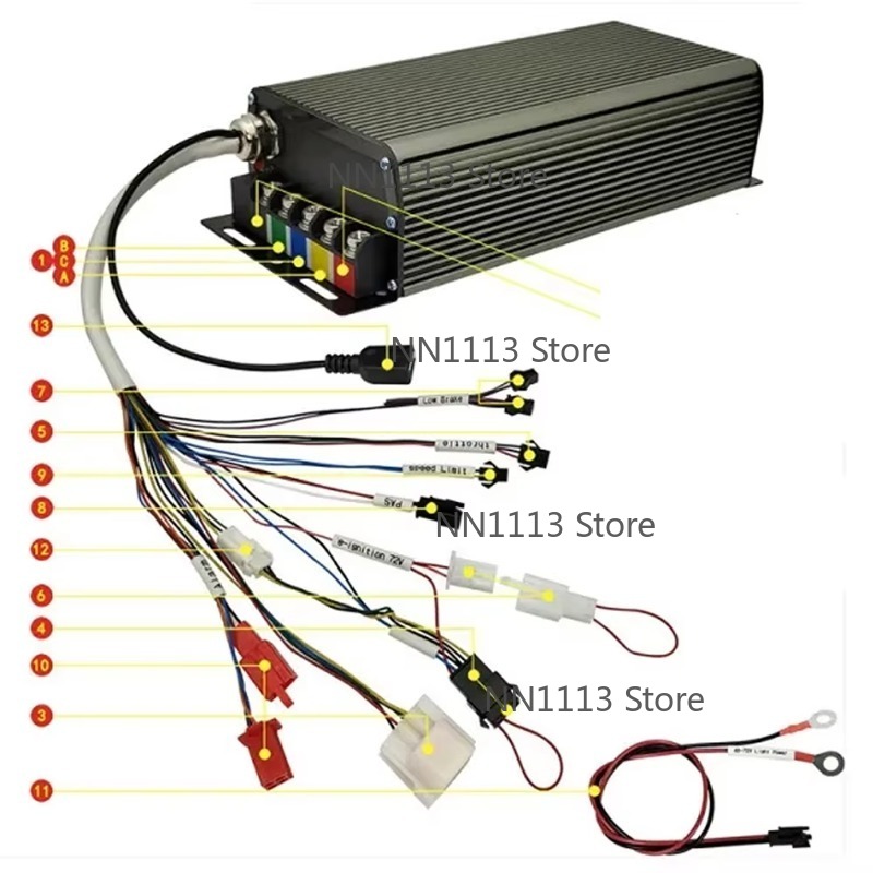 72V 100A 5000W Hall Sensor Sin - đánh giá và giá 72V 100A Sabvoton Controller
