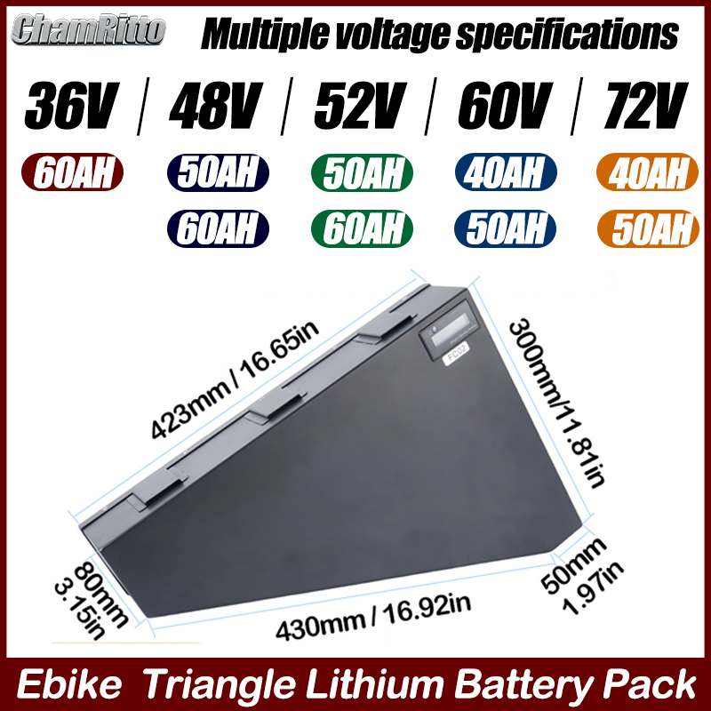 Electric Bicycle 60v72v 3000w  - đánh giá và giá 72V 50Ah 21700 Lithium Battery