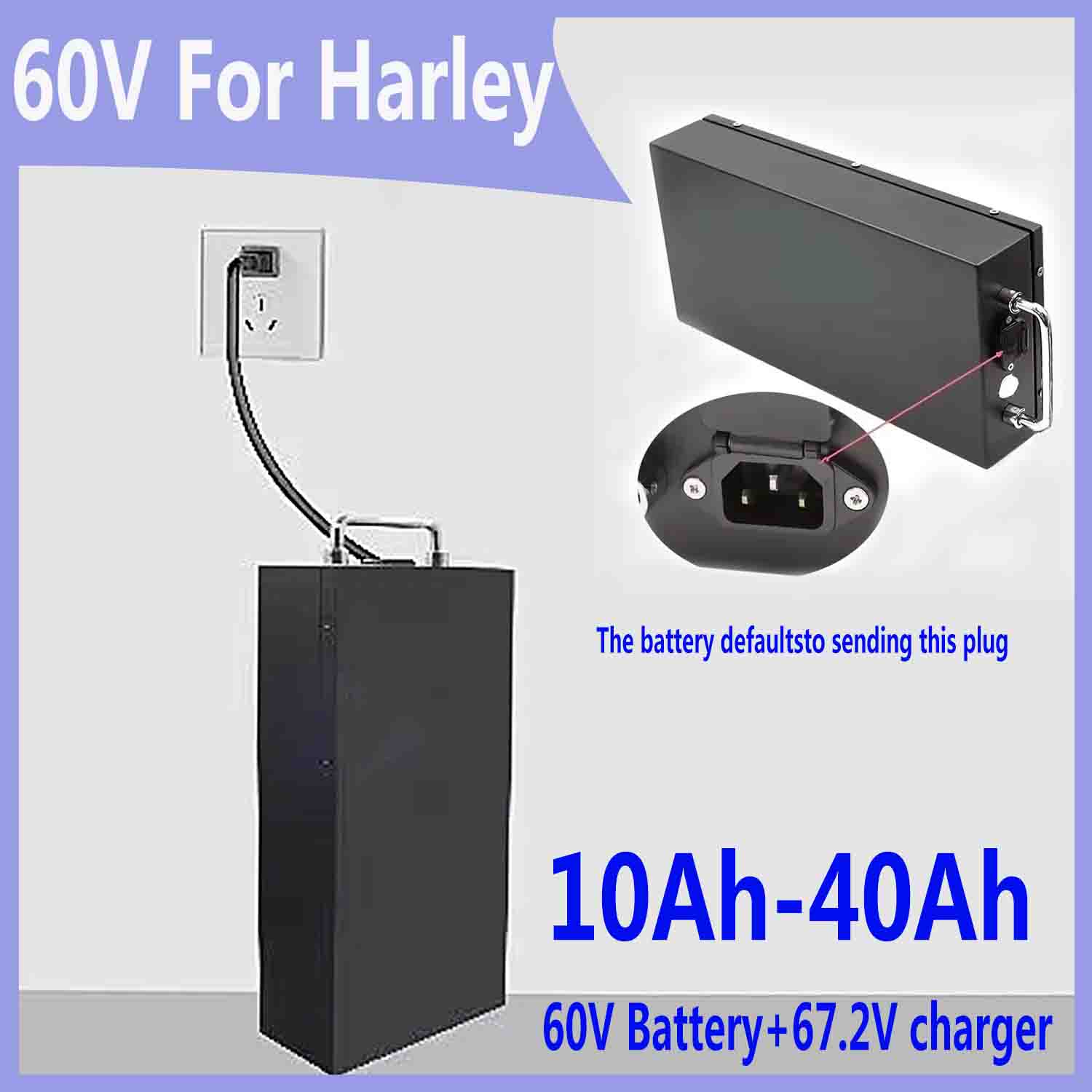 For Harley batteries 60V 20AH  - đánh giá và giá 60V 50Ah Electric Scooter Battery