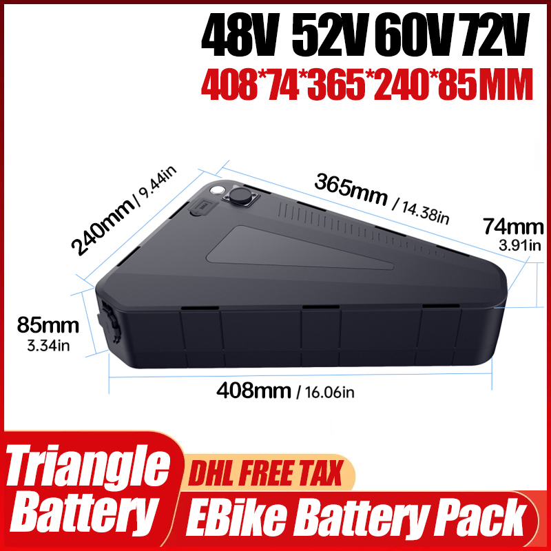 Electric Bicycle 36v 48v 52v 2 - đánh giá và giá 72V 50Ah 21700 Lithium Battery